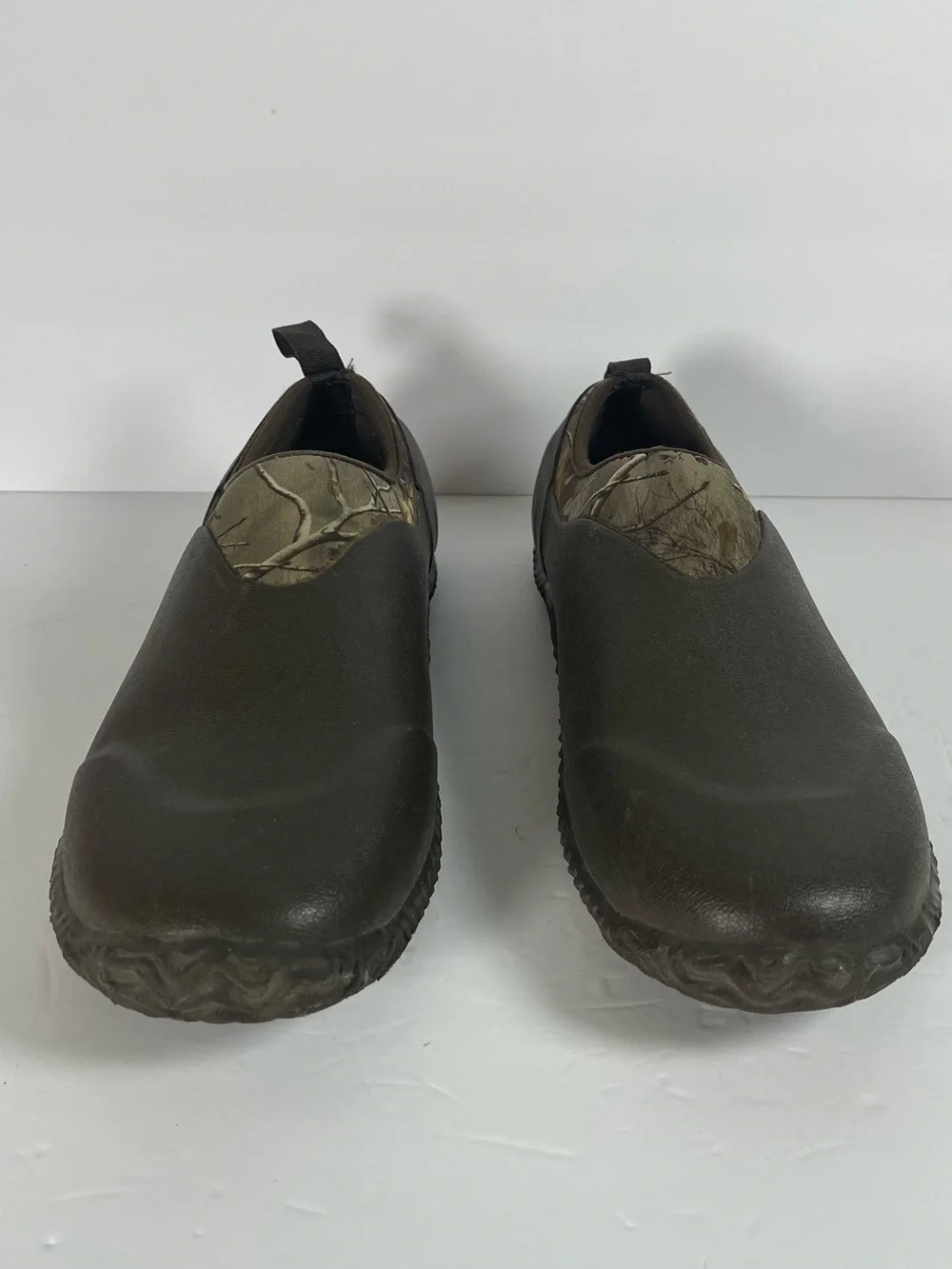 Habit Mud Men’s Size 10 Brown Camo Neoprene All Weather Slip-On Outdoor Shoes